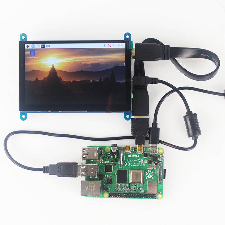 Raspberry Pie 4B/3B+ 5 inch HDMI LCD screen 800X480 resolution ...