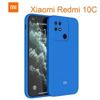 【Sell Well】FDD Xiaomi Redmi เคส10C เคสซิลิโคนเหลวสำหรับ Coque 10 10A พร้อมโลโก้จัดส่งที่รวดเร็ว