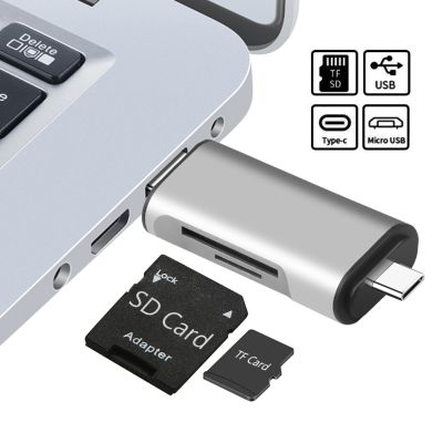 3 In 1 USB Type C Usb 3.0 USB-C Micro TF SD Card Reader OTG Adapter SDXC SDHC MMC For Android Phone Tablet PC Xiaomi Huawei