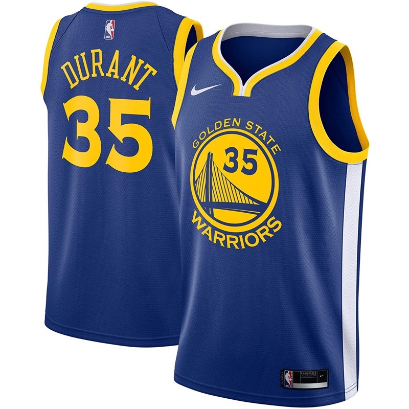 Golden State Warriors #35 Trikot Jersey Stickerei Anzug Sommer Basketball Anzug Hemd trikotjerseyNBA Kevin Durant Trägershirt Fitness