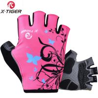 hotx【DT】 X-Tiger Shockproof Gloves Cycling Breathable Washable Half Riding Motorcycle MTB