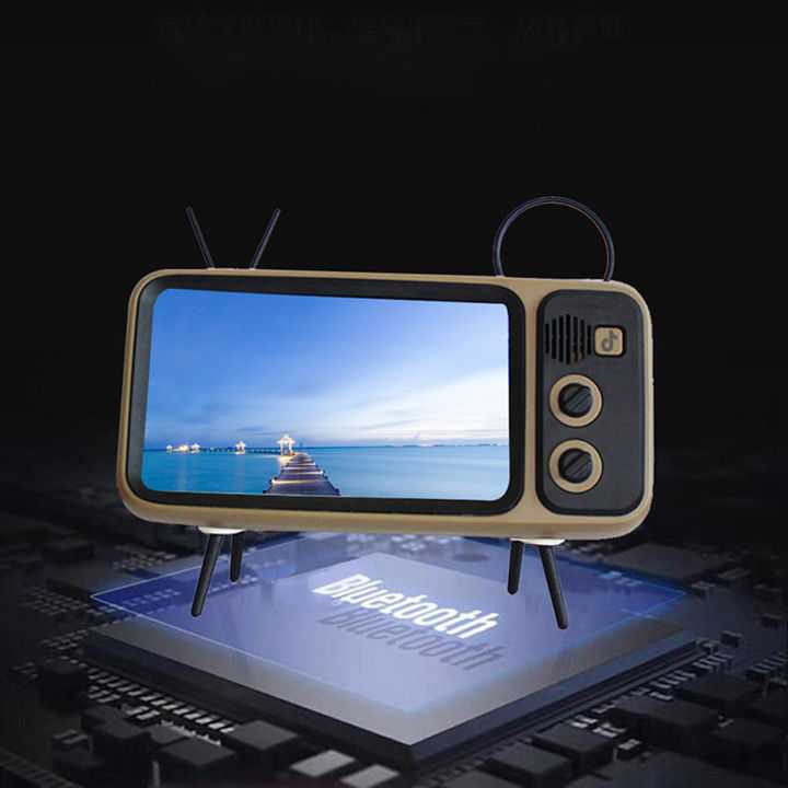 การออกแบบ-televison-โทรศัพท์มือถือการติดตั้งลำโพงไร้สายรองรับบลูทูธสำหรับถ่ายการดูทีวีเซลฟี่