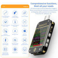 FNIRSI-C1 Type-C PD Trigger USB-C Voltmeter Ammeter Fast Charging Protocol Test Type-C Meter tester With PC Software