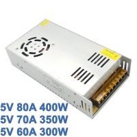 Switching Power Supply 5V 80A 70A 60A Led Driver Transformer 110V/220V AC To DC 5V 400W 350W 300W Adapter For Led Strip Display Power Supply Units