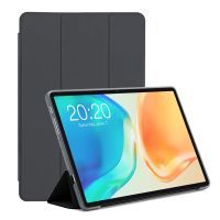 สำหรับ Teclast M40บวก WMC1993 3-ชั้นวางของหนังแบบฝาพับ Tablet Smart Case (สีเทา)