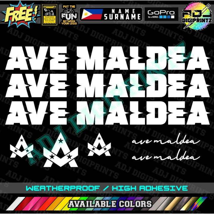 AVE MALDEA Frame Stickers Cutout Vinyl | Lazada PH