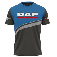 Summer mens 3D print DAF truck outdoor sportswear mesh breathable