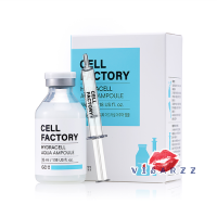 (สูตรสีฟ้า) GD11 Cell Factory Hydracell Aqua Ampoule 35mL เนื้อสัมผัสบางเบา แต่ให้ความชุ่มชื้นอย่างล้ำลึกด้วย 7-layer of Hyaluronic Acid อัดแน่นไปด้วยคุณประโยชน์ ที่ทำให้ผิวกระชับ แน่น อิ่มฟู ริ้วลอยดูจางลง