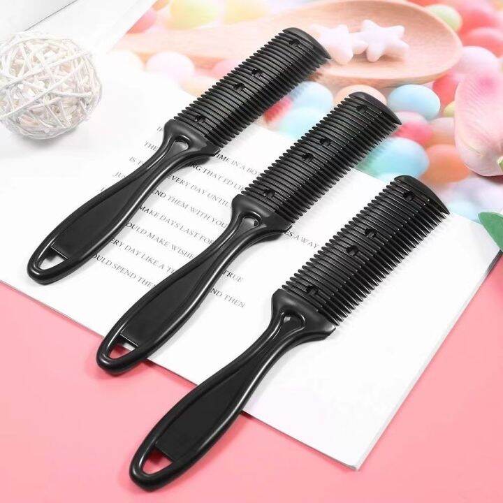 Razor Comb Hair Cutter Comb Cutting Scissor Double Edge Razor Hair