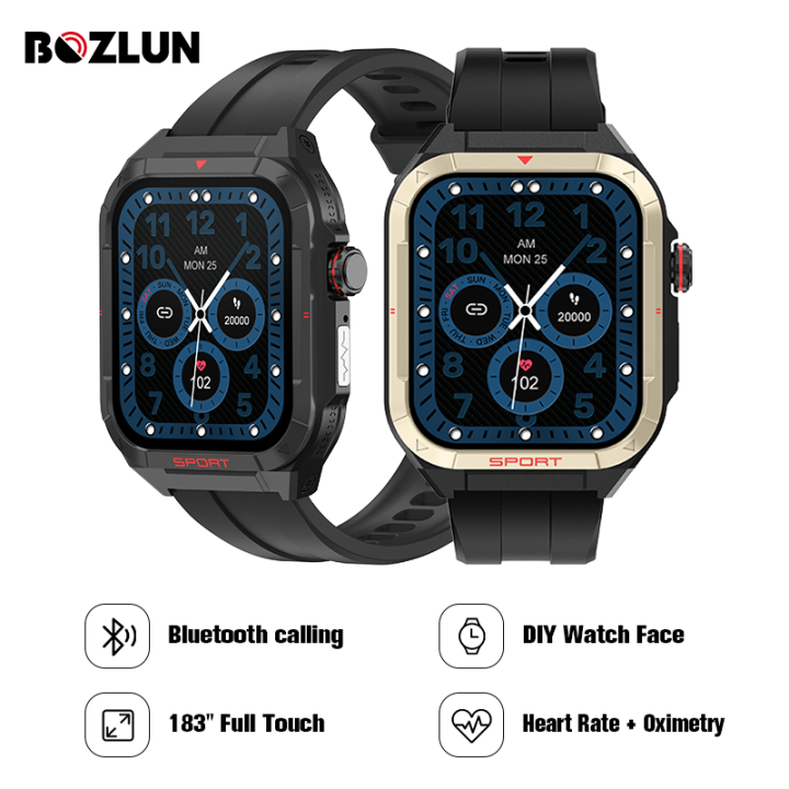 BOZLUN Original Smartwatch With Bluetooth Call Customized AI Voice ...