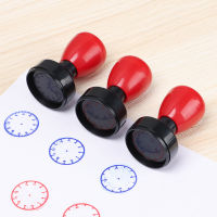 QC2CKCLVF 1pc Learn Stamps Teaching Seal Teaching Aids Clock Stamp Student Teaching Tools Learning Recognition Clock Dial