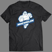 [Ready Stock S-3XL] Michelin Casual Short Sleeve Tops Printed Mens T-shirt Oversize Birthday Gift ราคาถูก ไซส์ผู้ชาย