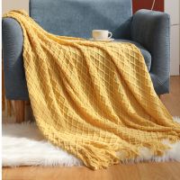 Nordic style Luxury Knitted Throw Blanket with Cozy Soft for All Seasons Home,Sofa,Couch,Bed,OfficeREADY STOCK