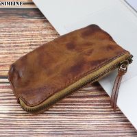 【CC】 Leather Coin Purse Wallet Men Small Wallets Card Holder Change Purses Female