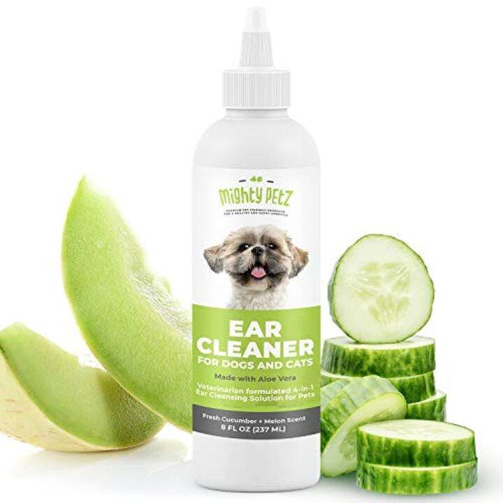 [PREORDER] Mighty Petz Dog Ear Cleaner Solution 8 oz Pet Ear Wash to Support Infection Prone
