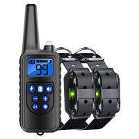 800M Anti Bark Electric Shock Collar ชาร์จใหม่ได้ Anti Barking Training Collar 3โหมดการฝึกอบรม No Bark Collar สำหรับสุนัขทุกขนาด