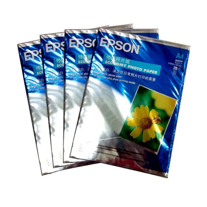 EPSON GLOSSY PHOTO PAPER A4 SIZE 5 PACKS (5x 20 SHEETS/PACK