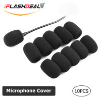 【Lowest Price！！！】iFlashDeal 10PCS Microphone Covers Microphone Windscreen Sponge Cover Headset Mic Foam Cover Protective Cap for Gooseneck Meeting Mic