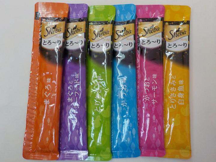 Sheba Creamy Cat Treats mix flavour 12g x 6 sachets Lazada