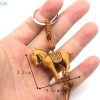 ?【Lowest price】YUE พวงกุญแจรูปช้างน่ารักสลักกุญแจจี้นำโชครูปสัตว์3D สลักรูปช้างเหมือนจริงพวงกุญแจเครื่องประดับสำหรับใส่กุญแจ