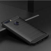 OPPO R15 PRO Case OPPOR15PRO Armor Carbon Fiber TPU Soft Silicone Back Cover