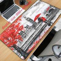 ❒✆❏ Vintage English Tower HD Art Printing XXL Mouse Pad Gamer Accessory Hot Large Desk PadsComputer Lock Edge Keyboard Non-slip Mat