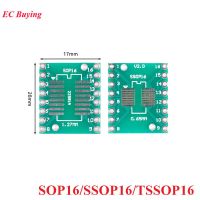 5PCS SOP16 SSOP16 TSSOP16 To DIP16 Transfer บอร์ด DIP Pin อะแดปเตอร์ IC ทดสอบแผ่น PCB 0.65มม.1.27มม.2.54มม.