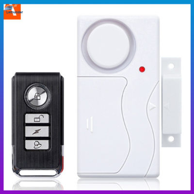 Wireless Home Security ประตูหน้าต่าง Burglar Alarm Magnetic Sensor พร้อมรีโมทคอนโทรล Door Sensor Alarm