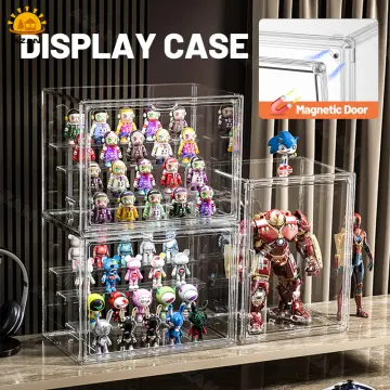 Deluxe Hardwood & Clear Acrylic Display Case for LEGO Friends