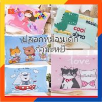 BabyBua พร้อมส่ง ปลอกหมอนเด็ก ปลอกหมอนเด็กอนุบาล ขนาด 30x50cm มีให้เลือกหลายลาย ผ้ากำมะหยี่ ลายน่ารัก สีสดใส