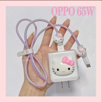 OPPO 65W เคสแบตสำรองป้องกันสายลายการ์ตูนน่ารักสำหรับชาร์จใช้ได้กับเคสแบตสำรอง Reno7/6/5/4/K9 /Pro/ X3/X2 [Cchoice]