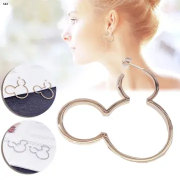 Disney Mickey Mouse Women's Tri-color Plated Mickey Stud Earring Set, 3  Pairs - Walmart.com