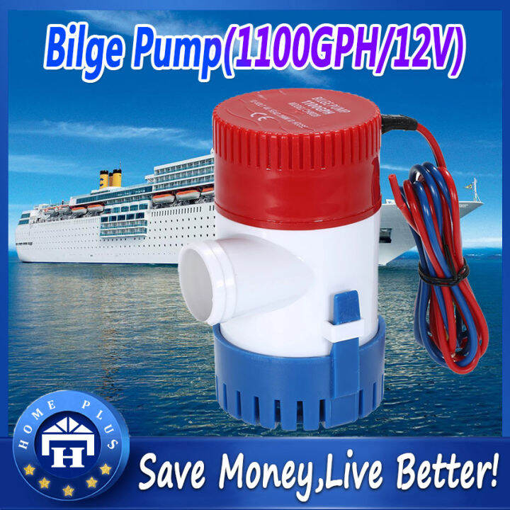 【Local delivery】 12V Vacuum Water Pump Submersible Marine Boat Bilge ...