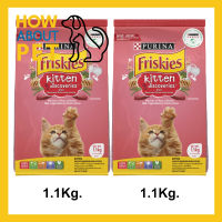 อาหารลูกแมว FRISKIES KITTEN DISCOVERY สำหรับลูกแมวอายุ 1 – 12 เดือน สูตรไก่และปลา 1.1กก. (2ถุง) Friskies Kitten Discovery Kitten Food 1.1Kg. (2bag)