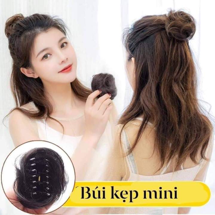 Tóc búi kẹp mini Hàn Quốc là lựa chọn hoàn hảo để thêm những chi tiết xinh xắn cho búi tóc của bạn. Hãy xem hình ảnh để tìm cách sử dụng các kẹp tóc này và tạo kiểu búi tóc mini xinh xắn.