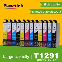 Plavetink 3ชุด T1291สีย้อมรองรับสำหรับ Epson ตลับหมึกแรงงาน Wf 7015 7515 7525 3010dw 3520dwf 3530Dtwf 3540Dtwf