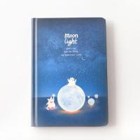 Luminous Black Moon Light Notebook Cute Graffiti Note Book Diary Planner Journal Notepad Stationery Office School Supplies