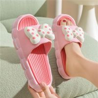 Ladies Platform Slippers Thick-Soled Non-Slip High-Heeled Sandals And Indoor Outdoor Beach