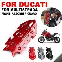 สำหรับ Ducati Multistrada 950 950S 1200 1200S 1260 ENDURO V4 V4S รถจักรยานยนต์ V2อุปกรณ์เสริมตะเกียบหน้าฝาครอบป้องกันตัวหน่วงการสั่นสะเทือน