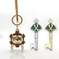 1Set Genshin Impact Alhaitham Metal Keyrings Cute Genshin Sumeru Keychain Jewelry Accessories Chaveiro