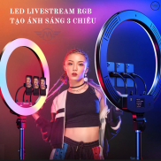 Đèn Livestream Size 26 30 33 36 45 54 Cm Kèm Chân Đỡ Đèn Livestream 2M10