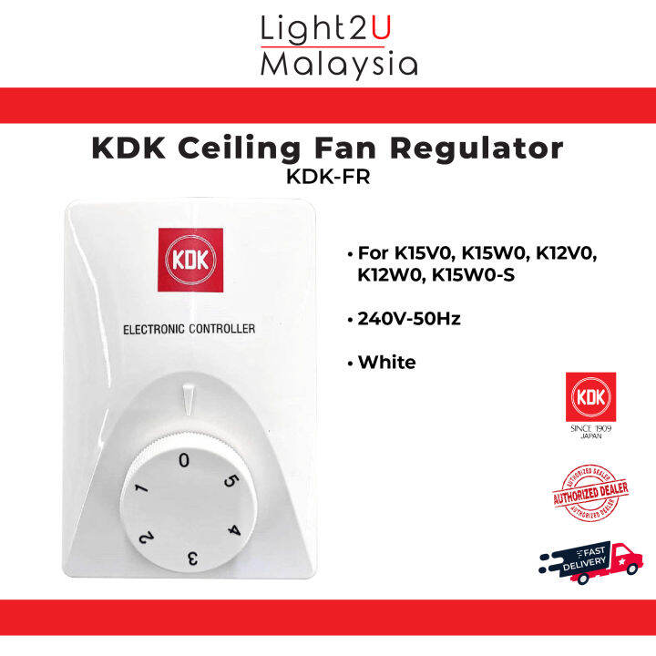 KDK Fan Regulator (ORIGINAL) / Ceiling Fan Regulator Electronic