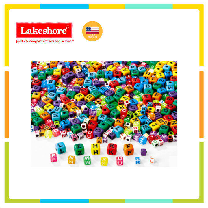 Lakeshore FF491 Alphabet Collage Beads Lazada PH