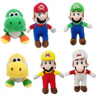 25cm Yoshi Plush Toy Cute Anime Dinosaur Animal Doll Bowser Soft Stuffed Doll Halloween Xmas Gift For Kids