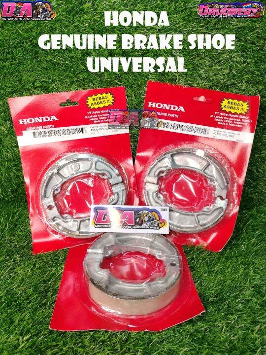 HONDA GENUINE BRAKE SHOE UNIVERSAL CLICK 125 / CLICK 150 / BEAT FI