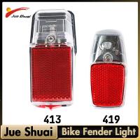 ❀♙ LED Bike Fender Light Bicycle Rear Mudguard Light Red Safety Warning Road Bike MTB Bicycle Taillight Lamp Bike Accessories