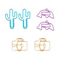 10pcs/set Cute Bookmark Clip Creative Index Bookmark Paper Clip Decorative Colorful Decor Portable Durable Office Supplies