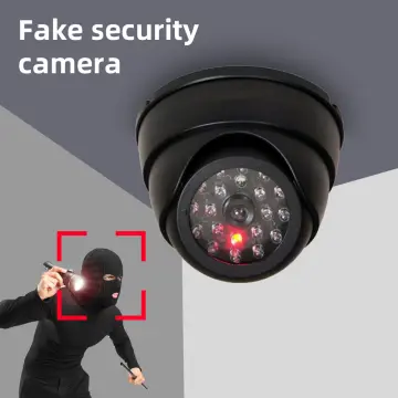 fake security cameras for home