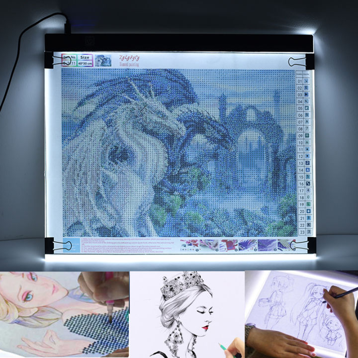 2021elice-a3-a4-a5-drawing-tablet-diamond-painting-board-usb-art-copy-pad-writing-sketching-wacom-tracing-led-light-pad