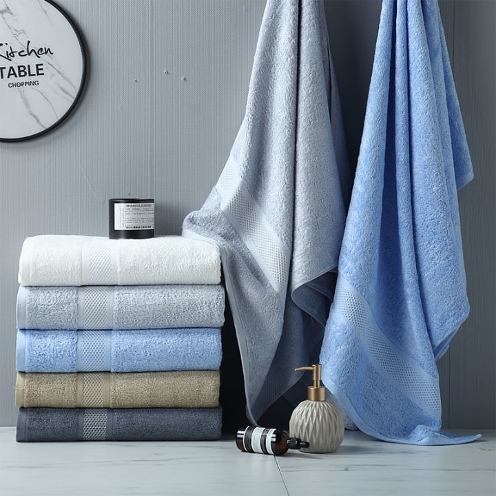 ผ้าขนหนูไม้ไผ่100เส้นใยเยื่อไผ่ผ้าขนหนูอาบน้ำผู้ใหญ่ผ้าขนหนูผ้าห่มในสต็อก